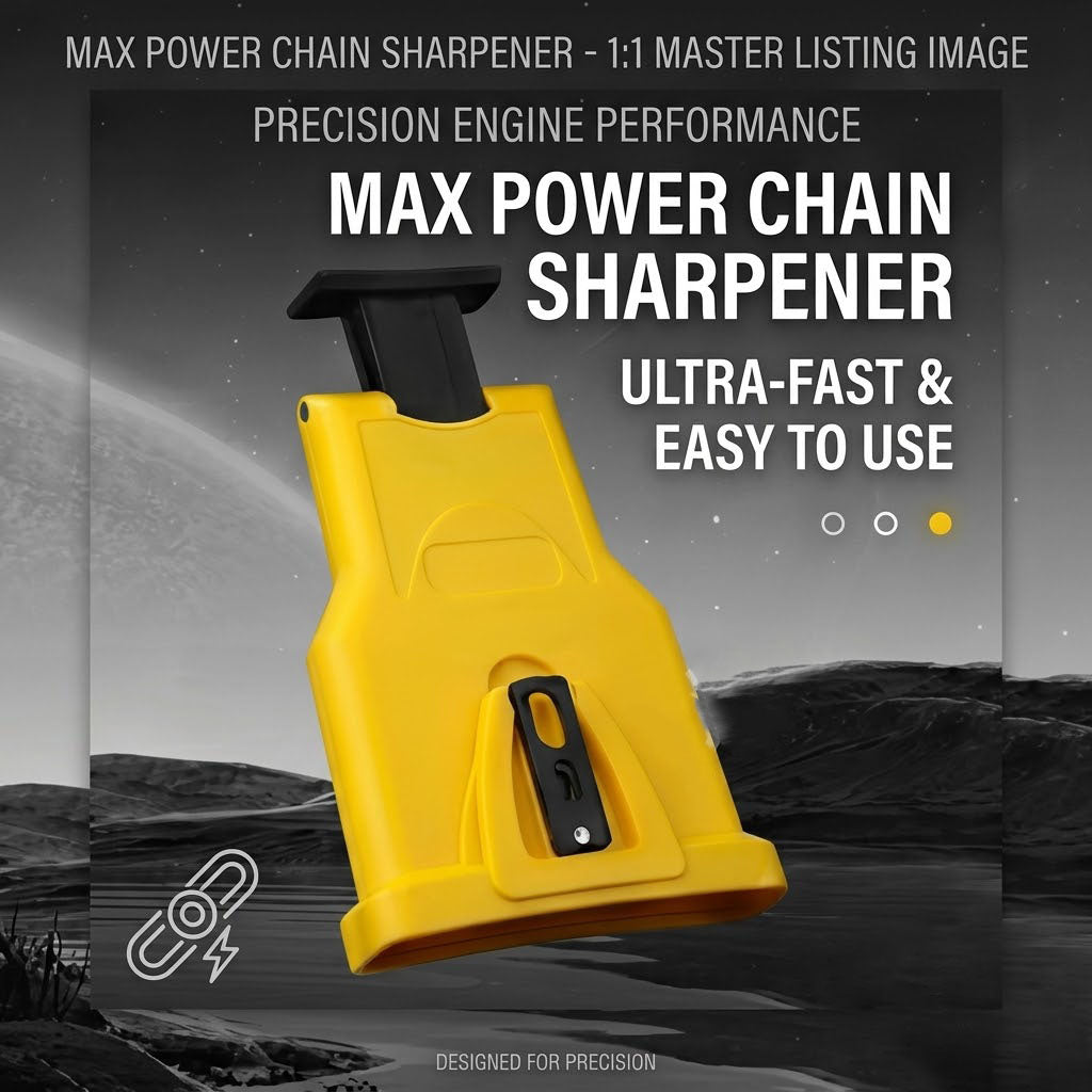 Sharpen Your Chainsaw Fast๐ช๐ฝโ Portable Bar-Mount Chain Sharpener for Quick, Precise Maintenance