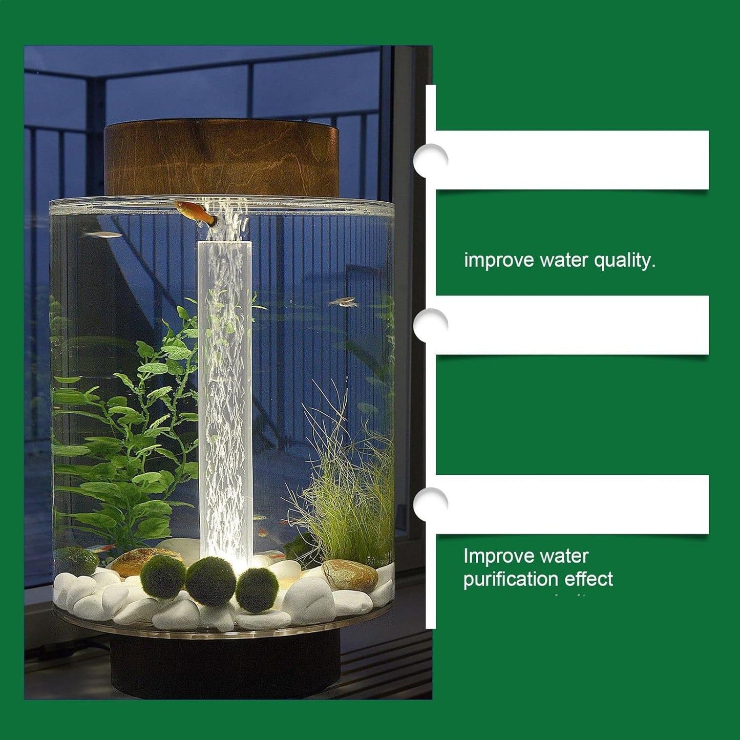 🐠Crystal Clear Aquarium Water Tablets – Fast-Acting Purification, pH Balanced, Safe & Easy Maintenance for Fish Tanks & Ponds