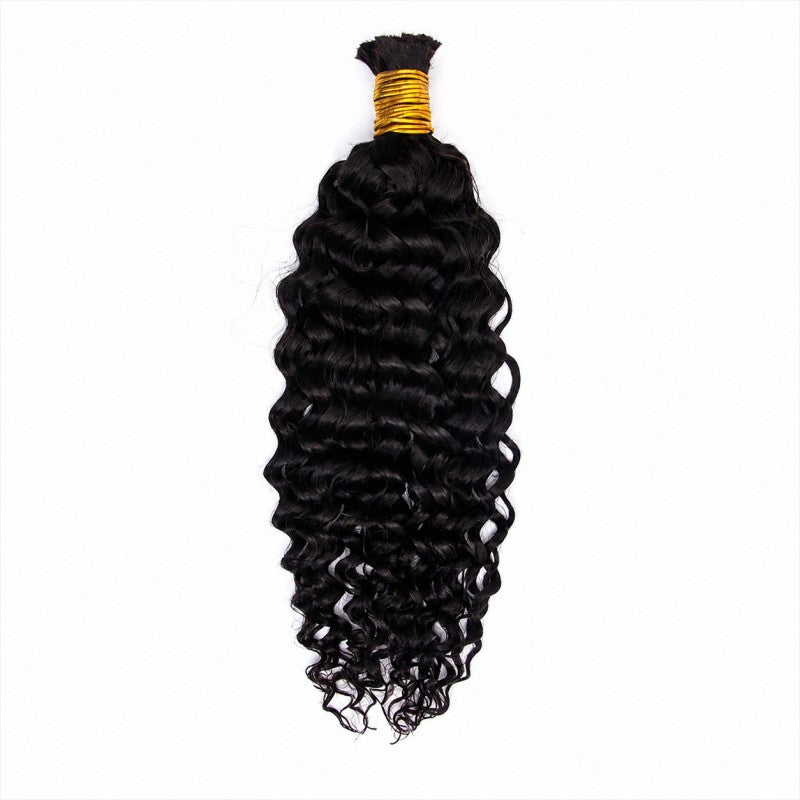 KRN Deep Wave Bulk Human Hair For Braiding