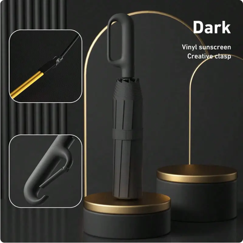 Avasoma®Portable Automatic Folding Umbrella, Windproof Waterproof with Loop Buckle
