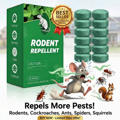 Avasoma® 12- Pack Popular Natural Rodent Repellent Balls, Natural Pest Repellent🎁