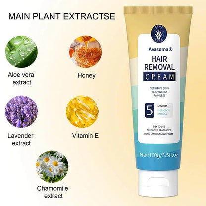 Avasoma® Smooth Hair Removal Cream For Sensitive Skin