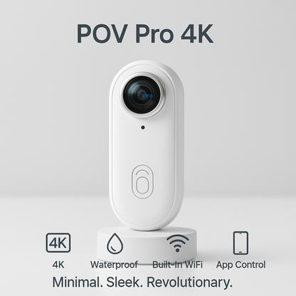 🚀 POV-Pro 4K Action Camera — Wearable, Magnetic & Hands-Free!