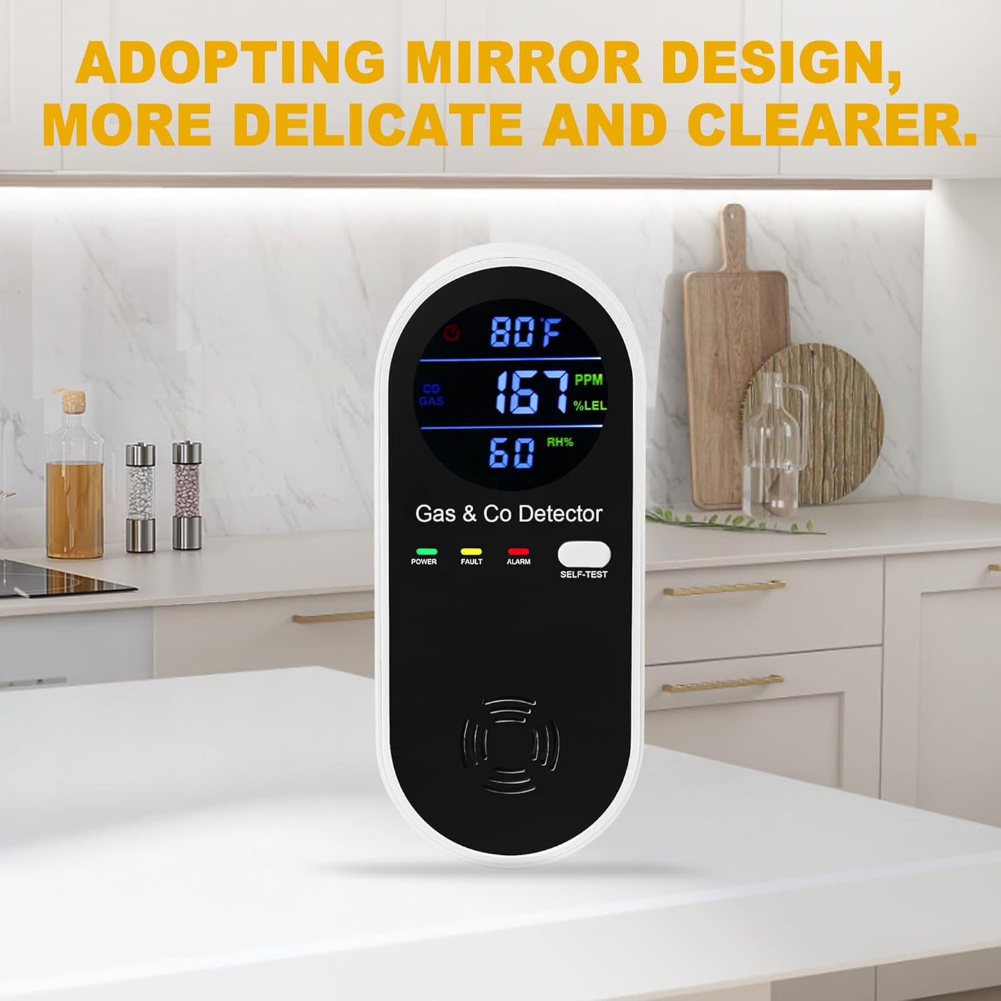 Avasoma® Portable Carbon Monoxide Detector 4-in-1