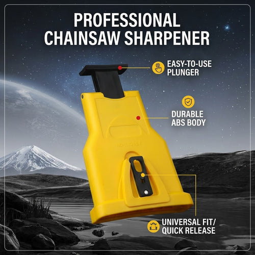 Sharpen Your Chainsaw Fast🪚🗽– Portable Bar-Mount Chain Sharpener for Quick, Precise Maintenance