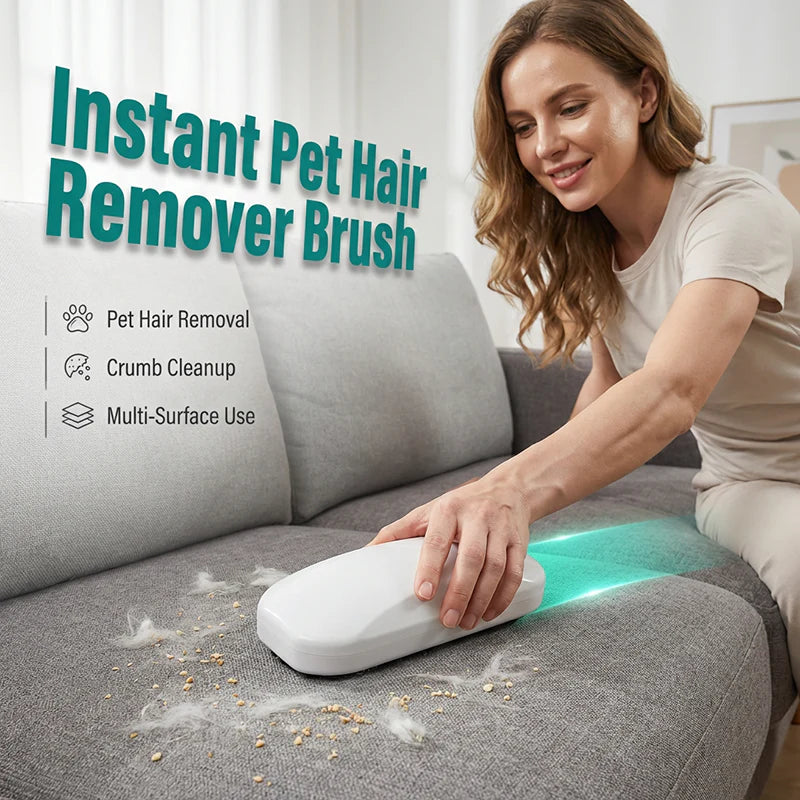 Avasoma®🔥 Limited Time Sale 🔥 Portable Pet Hair & Crumb Remover Brush