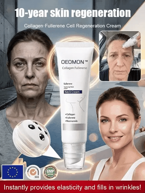 Avasoma® 🏆Flash Sale⚡OEOMON™ Collagen Fullerene Neck Cream – Elevate Your Neck Care Routine ✨