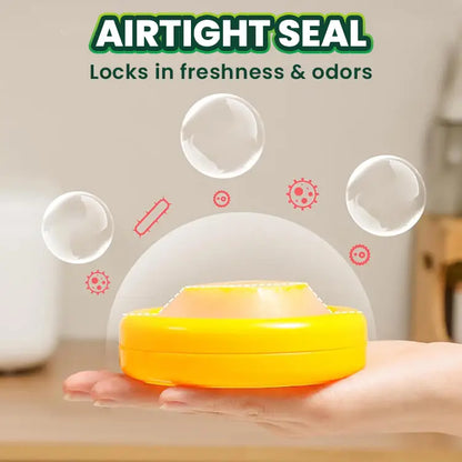 Avasoma®| Set of 4 Reusable Fruit and Veggie Savers - Ideal for Avocados, Tomatoes, Apples, Garlic, Onions, and More