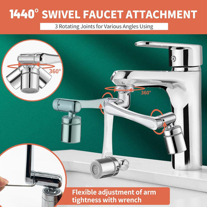 Avasoma® 1080° Swivel Faucet - Multifunctional Universal Robotic Arm🎁