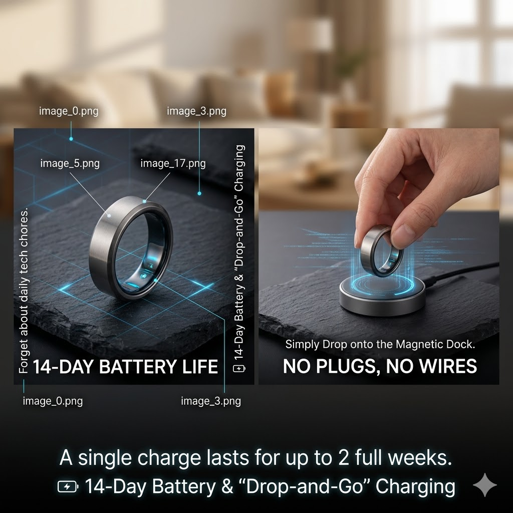 🎉70% OFF Launch Deal🔥  Non-Invasive Smart Ring