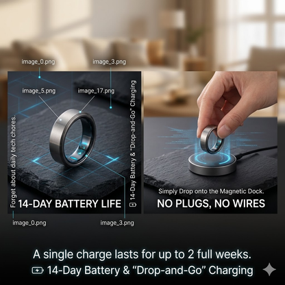 🎉70% OFF Launch Deal🔥  Non-Invasive Smart Ring