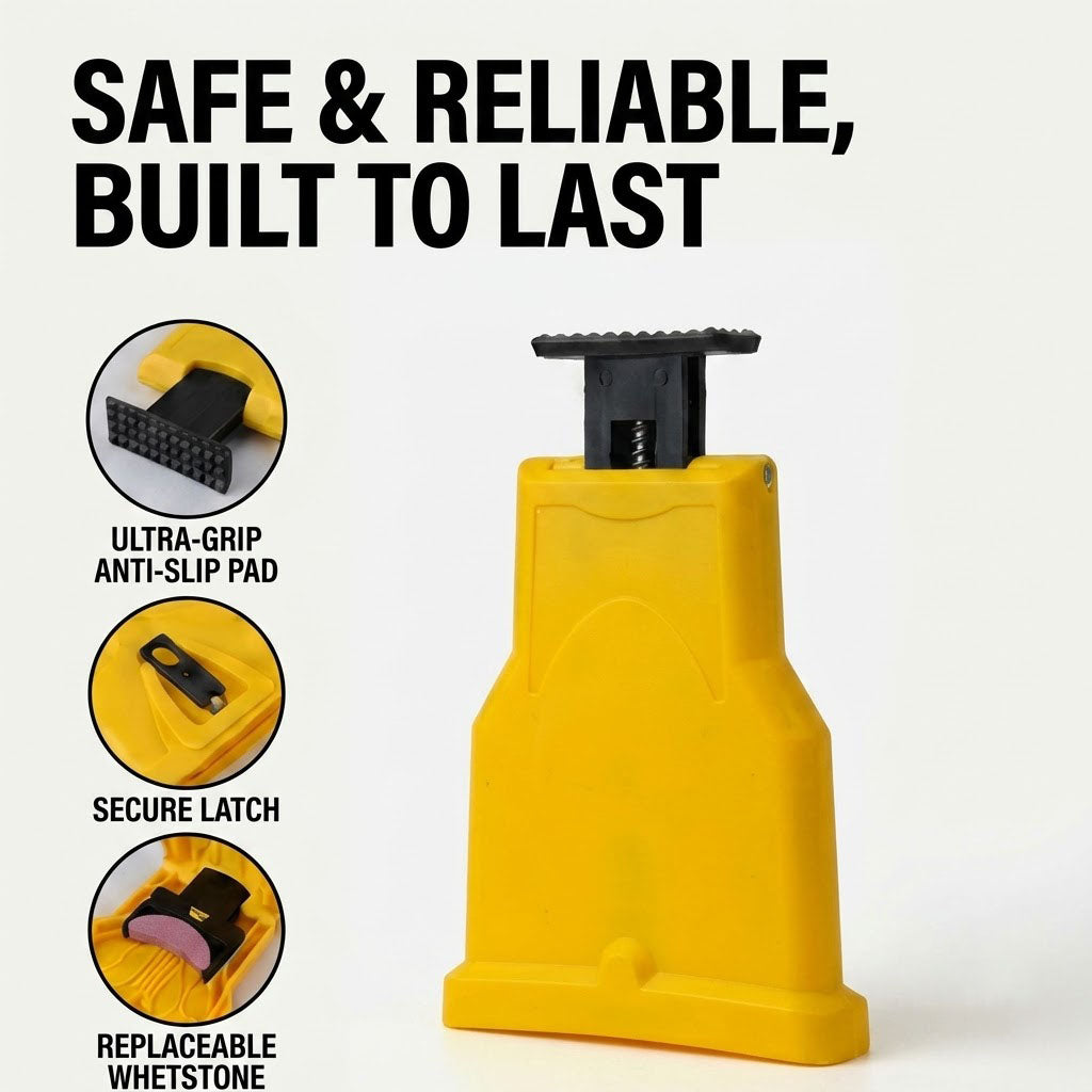 Sharpen Your Chainsaw Fast🪚🗽– Portable Bar-Mount Chain Sharpener for Quick, Precise Maintenance