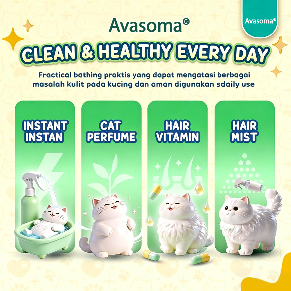 🐈Avasoma® 10-in-1: The Ultimate All-Skin Solution for Your Cat! ✨