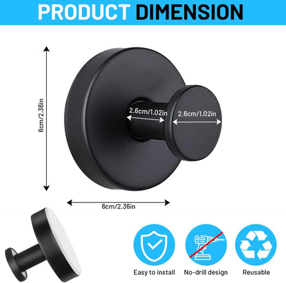 Avasoma®🪝 2 PCS Suction Cup Hooks for Shower Remoyabl Shower owel Ho0ks Suction Hooks No DrllHook fo Gas D00, Mror, Wndows Te, Robe, Bathioom Suction Hook