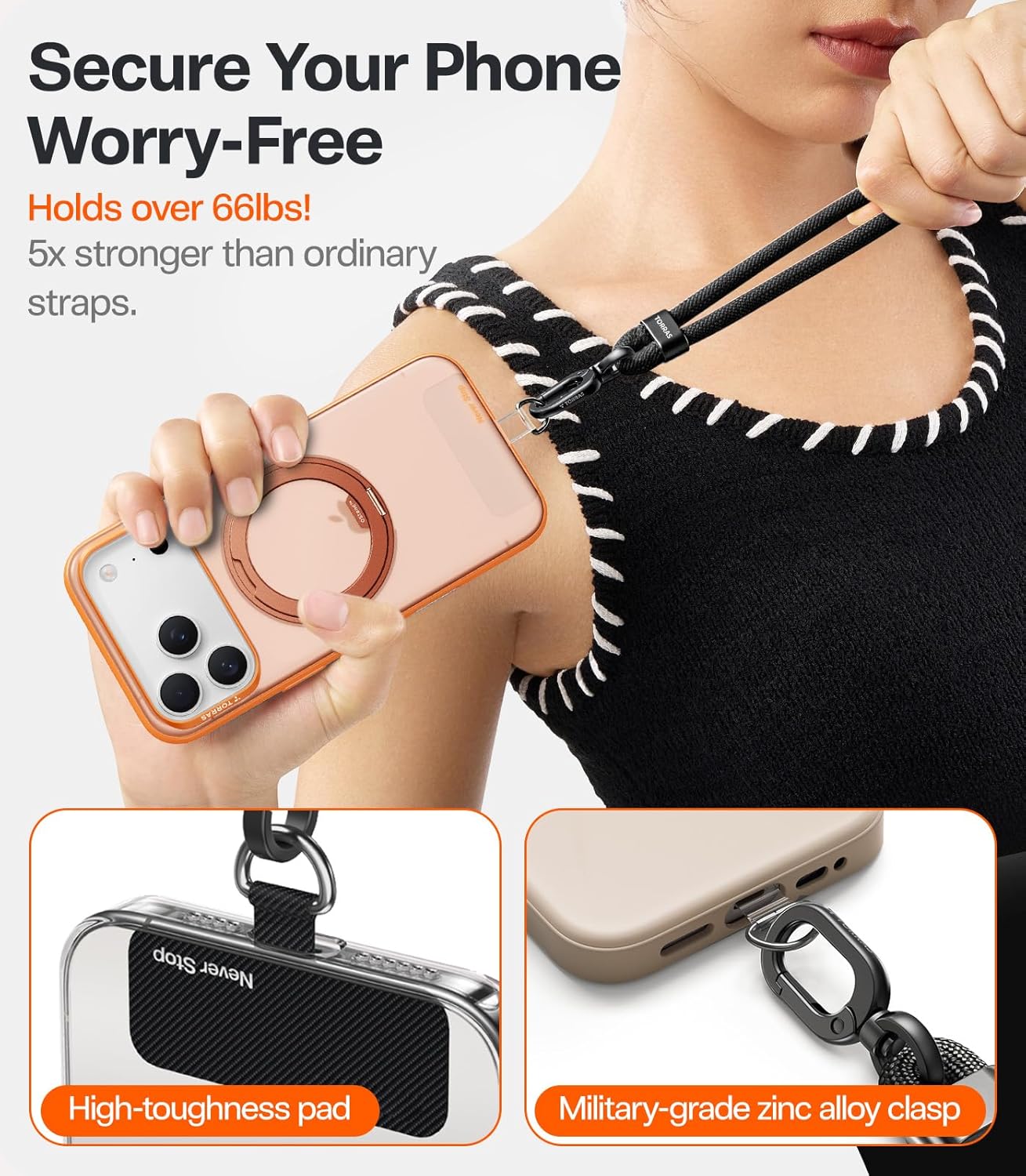 ⚖️ Avasoma® | Crossbody Phone Strap