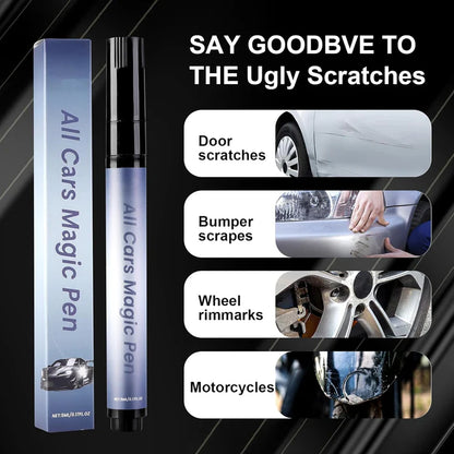 Avasoma®🔥Final 3 Day: 60%OFF🖊️Magic Car Scratch Removal Pen, Car Paint Scratches Quick Repair for All Car Colors