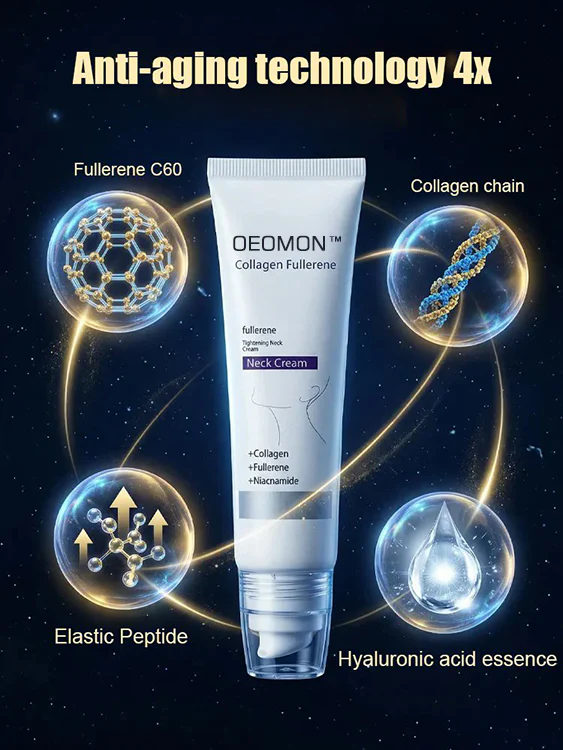 Avasoma® 🏆Flash Sale⚡OEOMON™ Collagen Fullerene Neck Cream – Elevate Your Neck Care Routine ✨