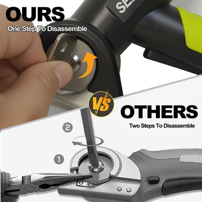Cordless Rechargeable Electric Scissors,Cut Cardboard, Fabric & Carpet—With Less Hand Strain