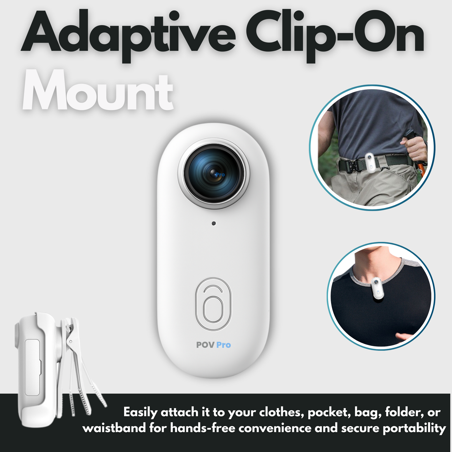🚀 POV-Pro 4K Action Camera — Wearable, Magnetic & Hands-Free!