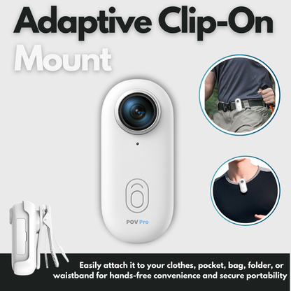 🚀 POV-Pro 4K Action Camera — Wearable, Magnetic & Hands-Free!