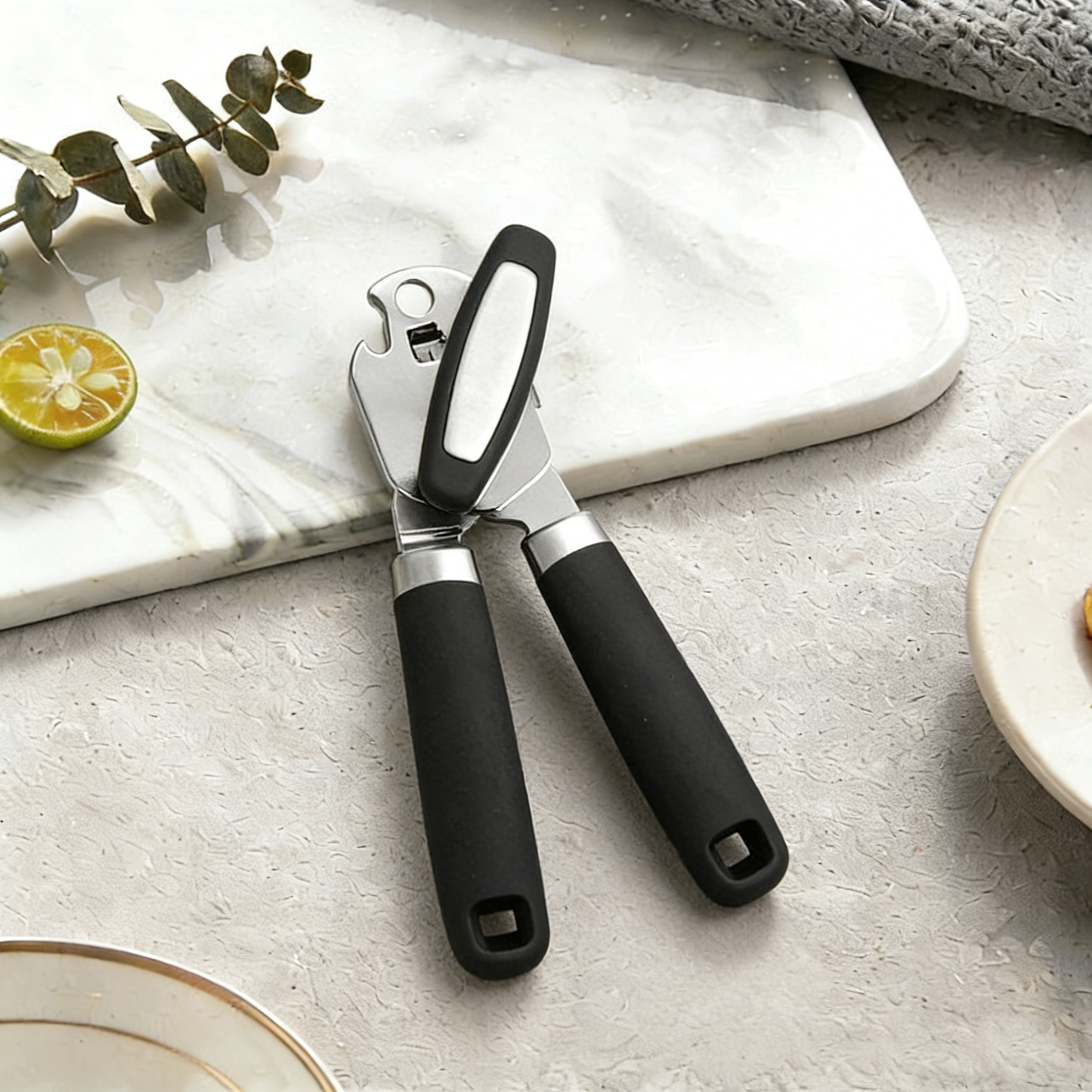 Avasoma® Stainless Steel Multi-Function Opener—Smooth Cut · Effortless Use