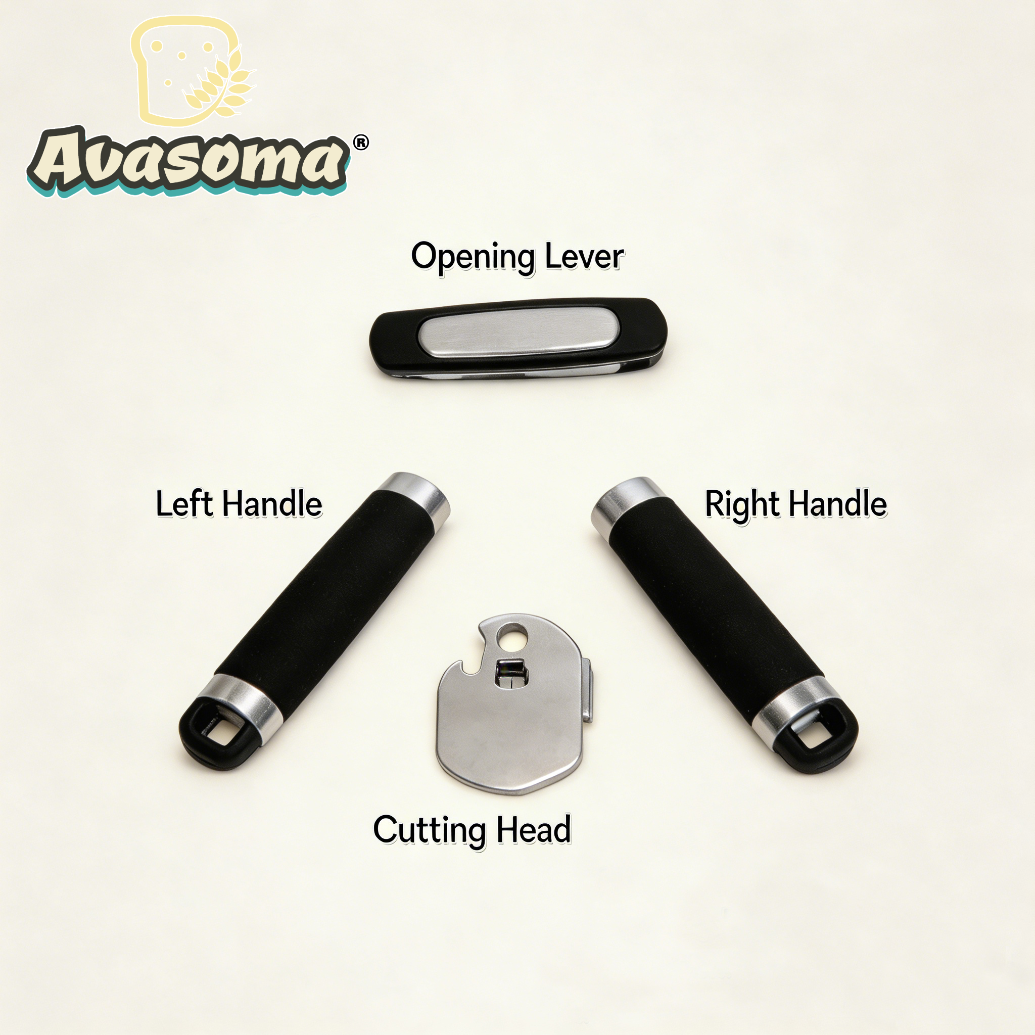 Avasoma® Stainless Steel Multi-Function Opener—Smooth Cut · Effortless Use