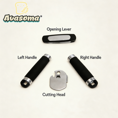 Avasoma® Stainless Steel Multi-Function Opener—Smooth Cut · Effortless Use