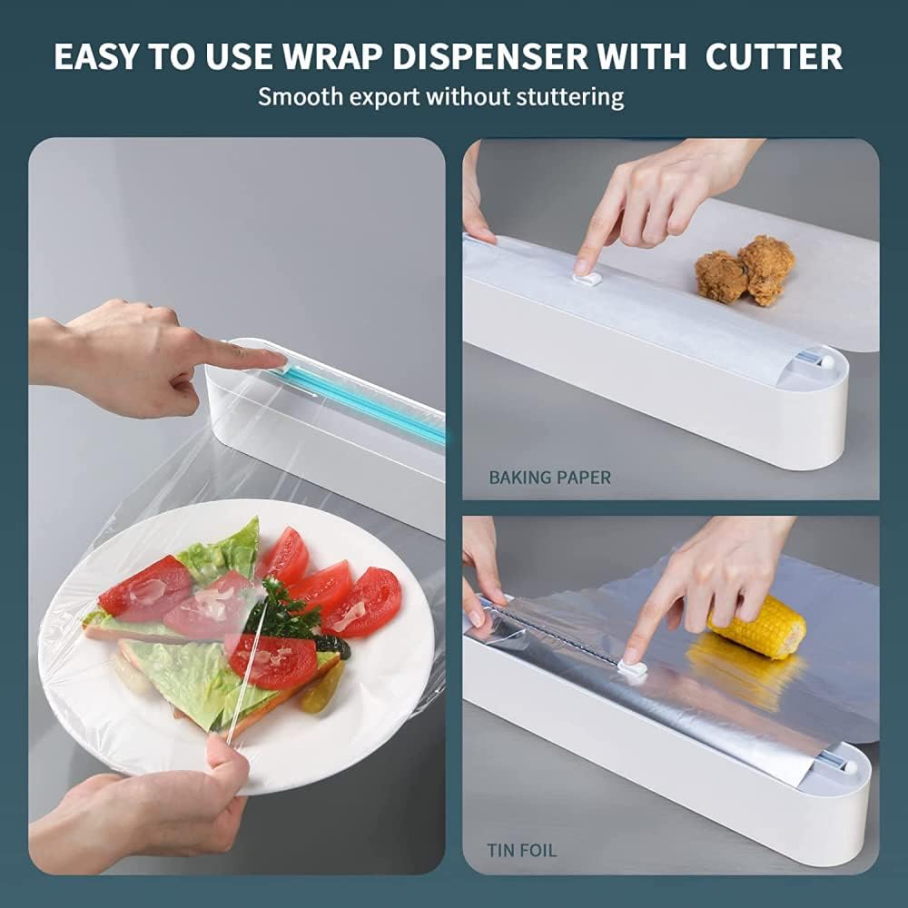 Avasoma® |🗽Tin Foil & Cling Film Dispenserand Cutter -up
