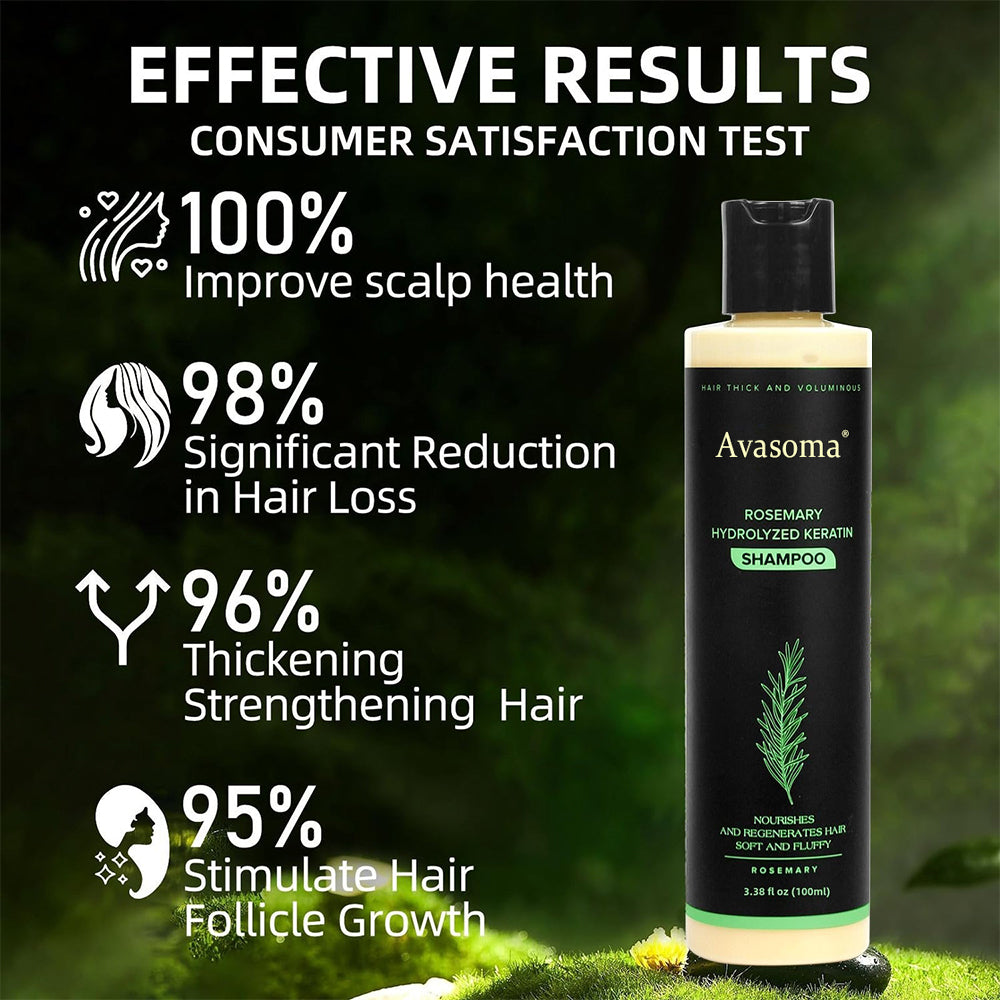 🔥LAST DAY 50% OFF🔥Avasoma® Organic Rosemary Hair Growth Shampoo