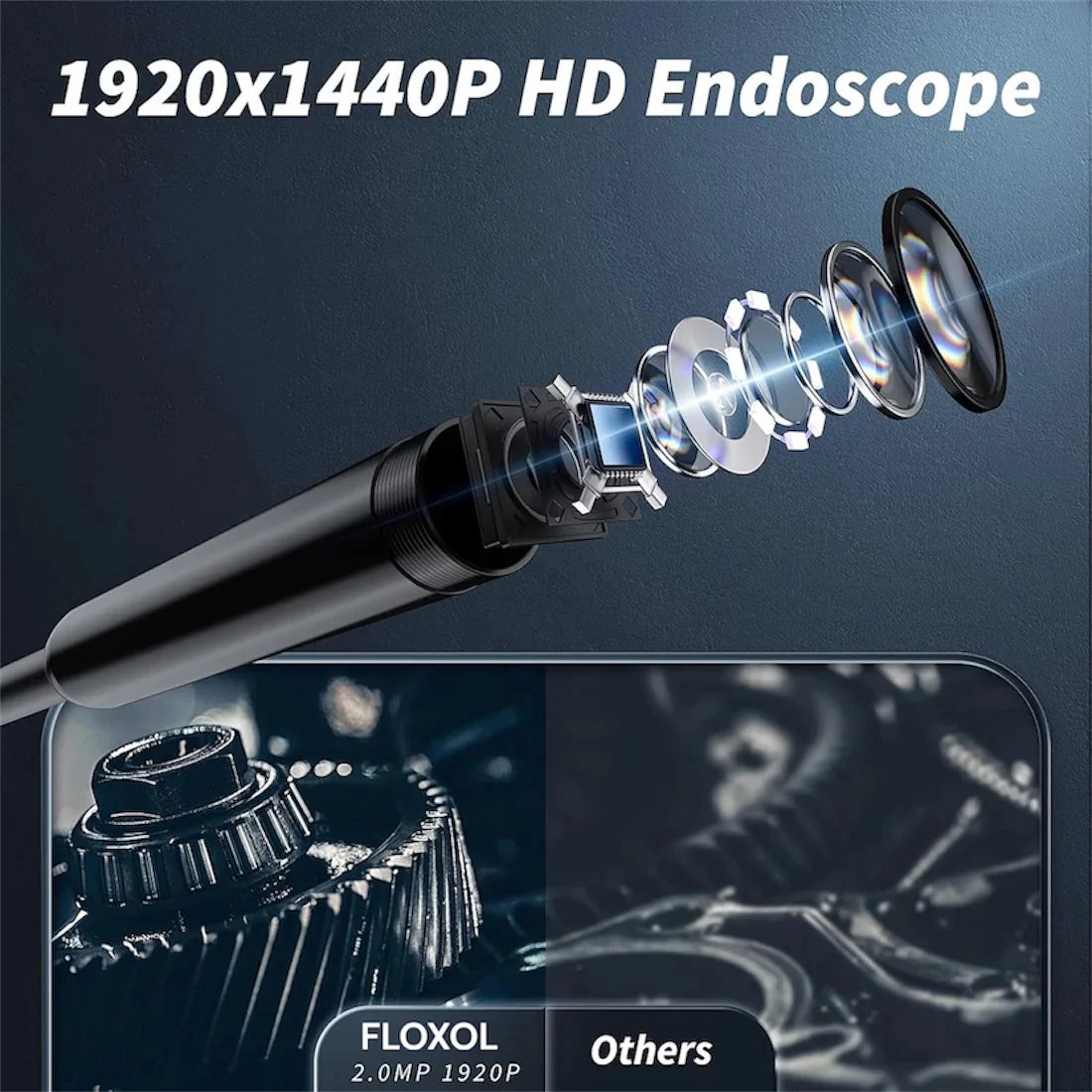 Avasoma® 1920P HD,  works with any iPhone or Android. Plug in. See everything