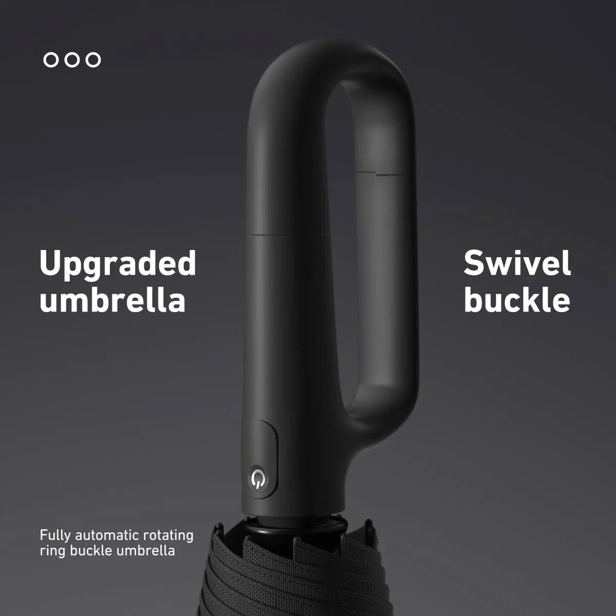 Avasoma®Portable Automatic Folding Umbrella, Windproof Waterproof with Loop Buckle