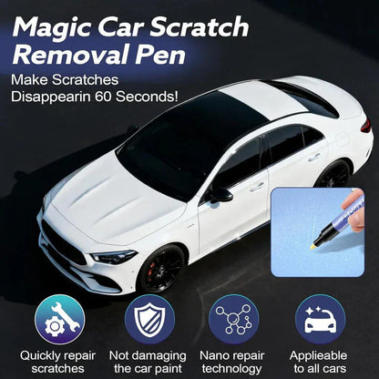 Avasoma®🔥Final 3 Day: 60%OFF🖊️Magic Car Scratch Removal Pen, Car Paint Scratches Quick Repair for All Car Colors