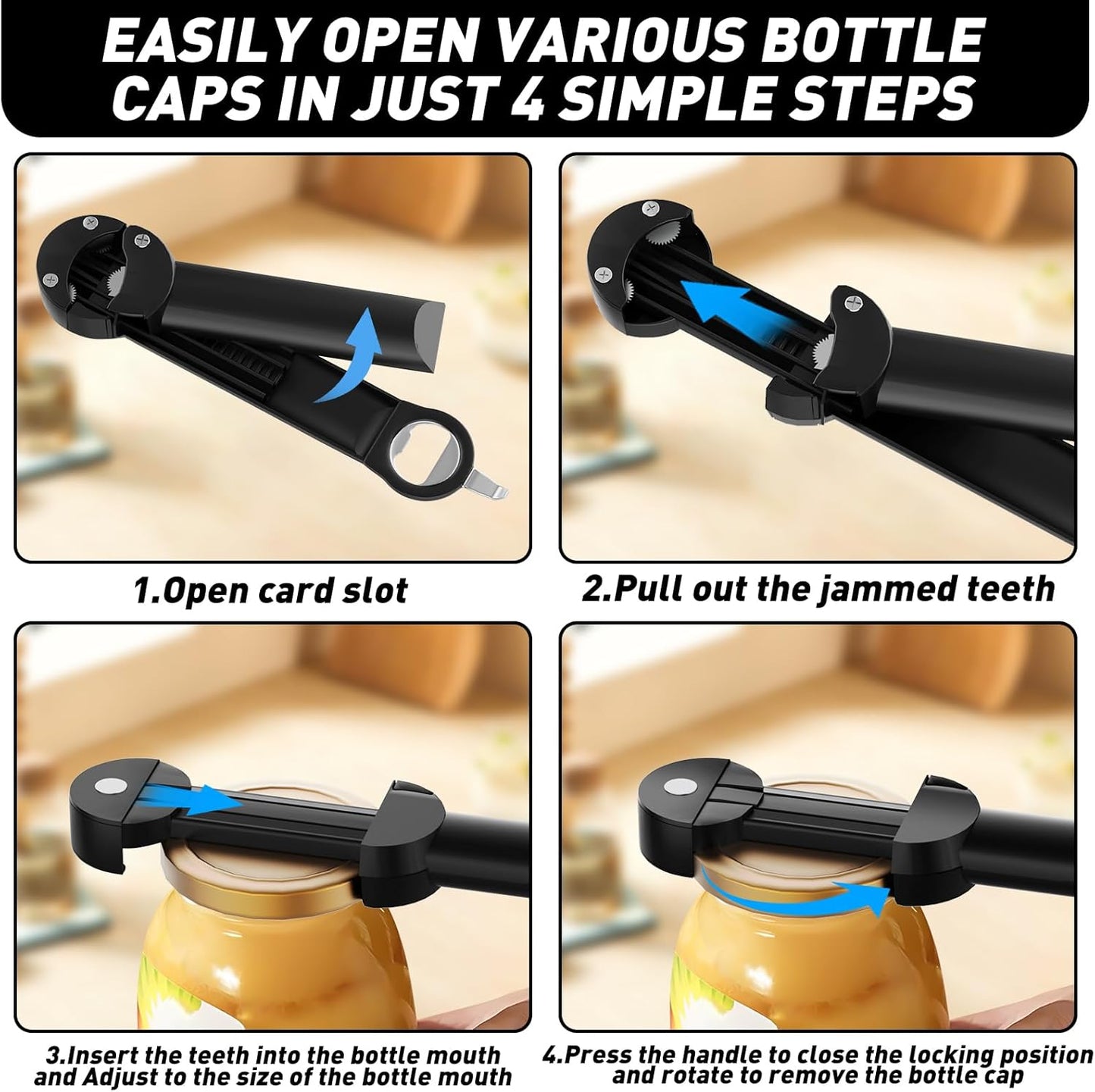 Avasoma® Three-In-One Multi-Function Bottle Opener❤️ -up