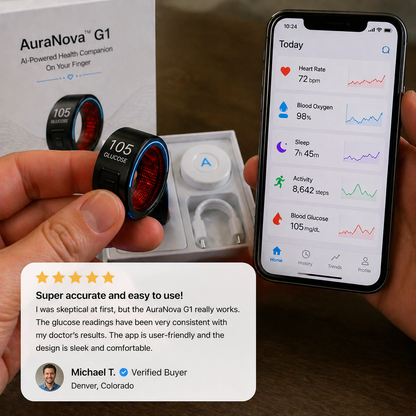 🎉70% OFF Launch Deal🔥  Non-Invasive Smart Ring
