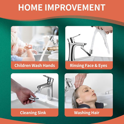 Avasoma® 1080° Swivel Faucet - Multifunctional Universal Robotic Arm🎁