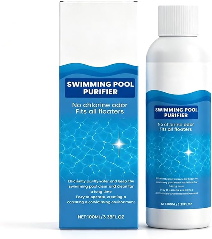 🌊Stop Swimming in Harsh Chemicals! Get Crystal Clear, Odorless Pool Water in Minutes. ✨