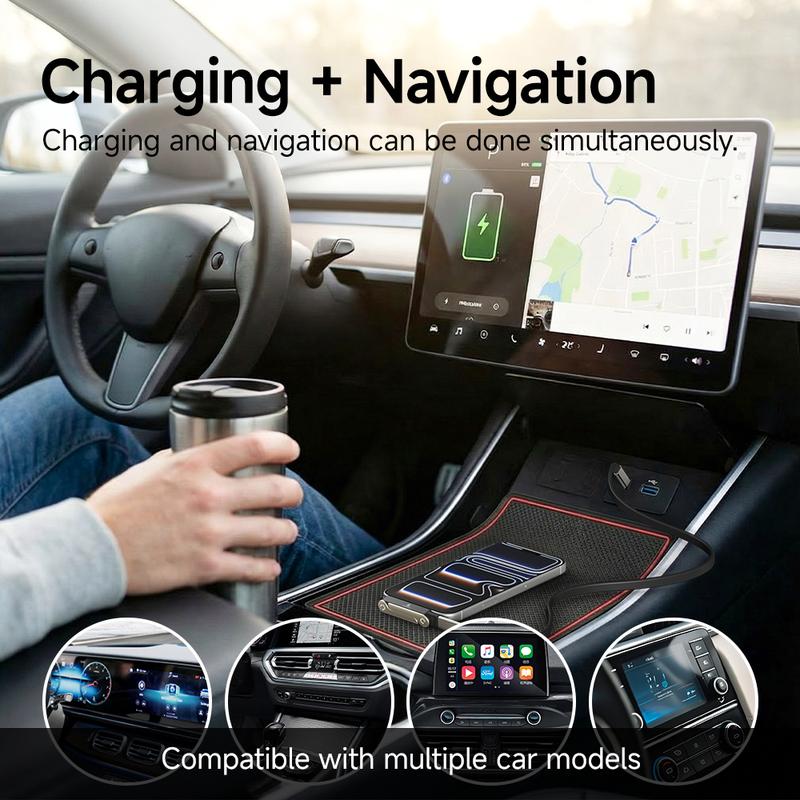 Avasoma® 240W SuperCharge 360° Rotating Invisible Stand Detachable 2-in-1 Charging Cable, Zinc Alloy Silicone Type-C Cable, Compatible with Apple and Samsung, Essential for Gaming, Office and Car Use