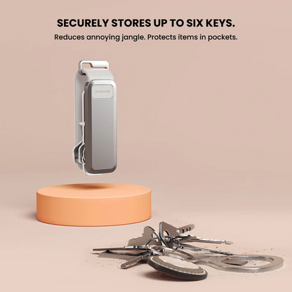 🔑Smart Key Organiser | Minimalist Anti-Lost EDC Key Case with Built-in Bottle Opener & Tool-Free Assembly