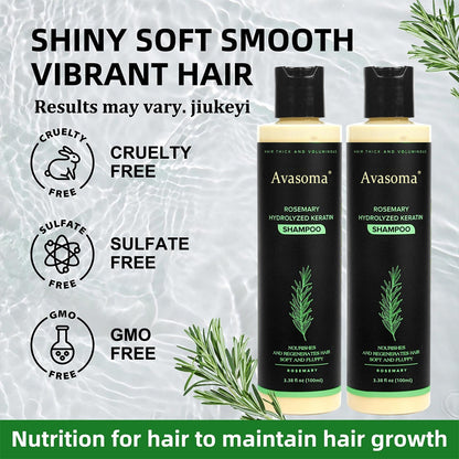 🔥LAST DAY 50% OFF🔥Avasoma® Organic Rosemary Hair Growth Shampoo