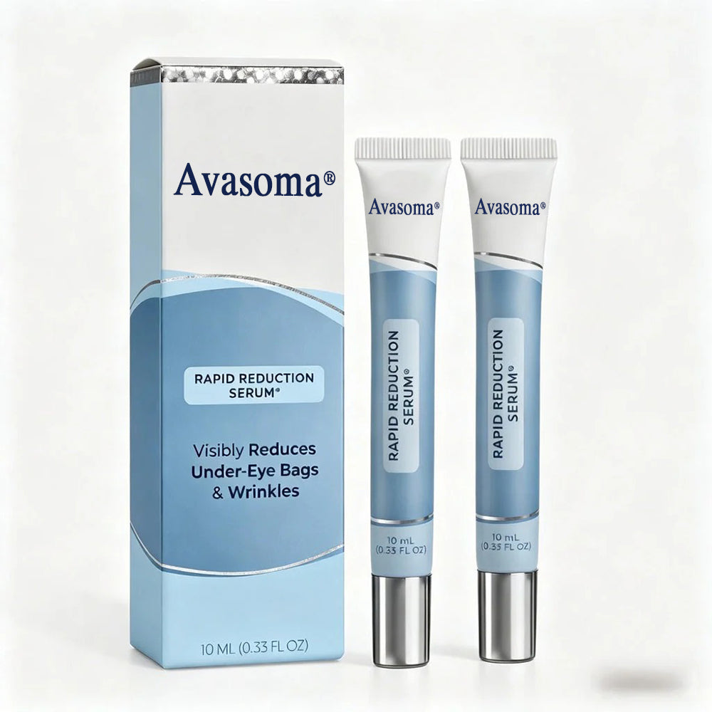 Avasoma® Rapid Reduction Eye Serum - Anti Aging Wrinkle Remover for Face, Scientific formula for easy absorption without greasiness