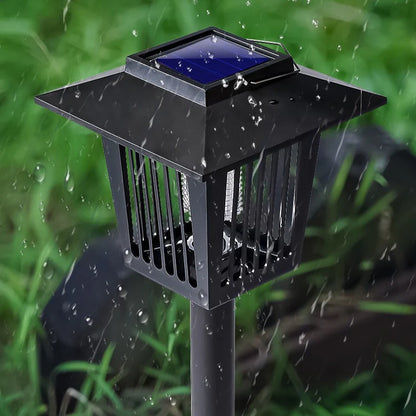 Avasoma® Solar Mosquito Killer Lamp – 2-in-1 UV Bug Zapper & LED Garden Light, Weatherproof, Auto On/Off, 0 Electricity Cost