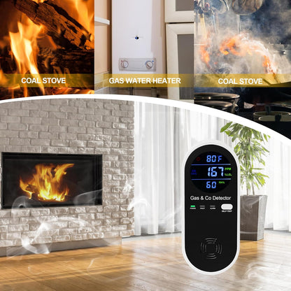 Avasoma® Portable Carbon Monoxide Detector 4-in-1