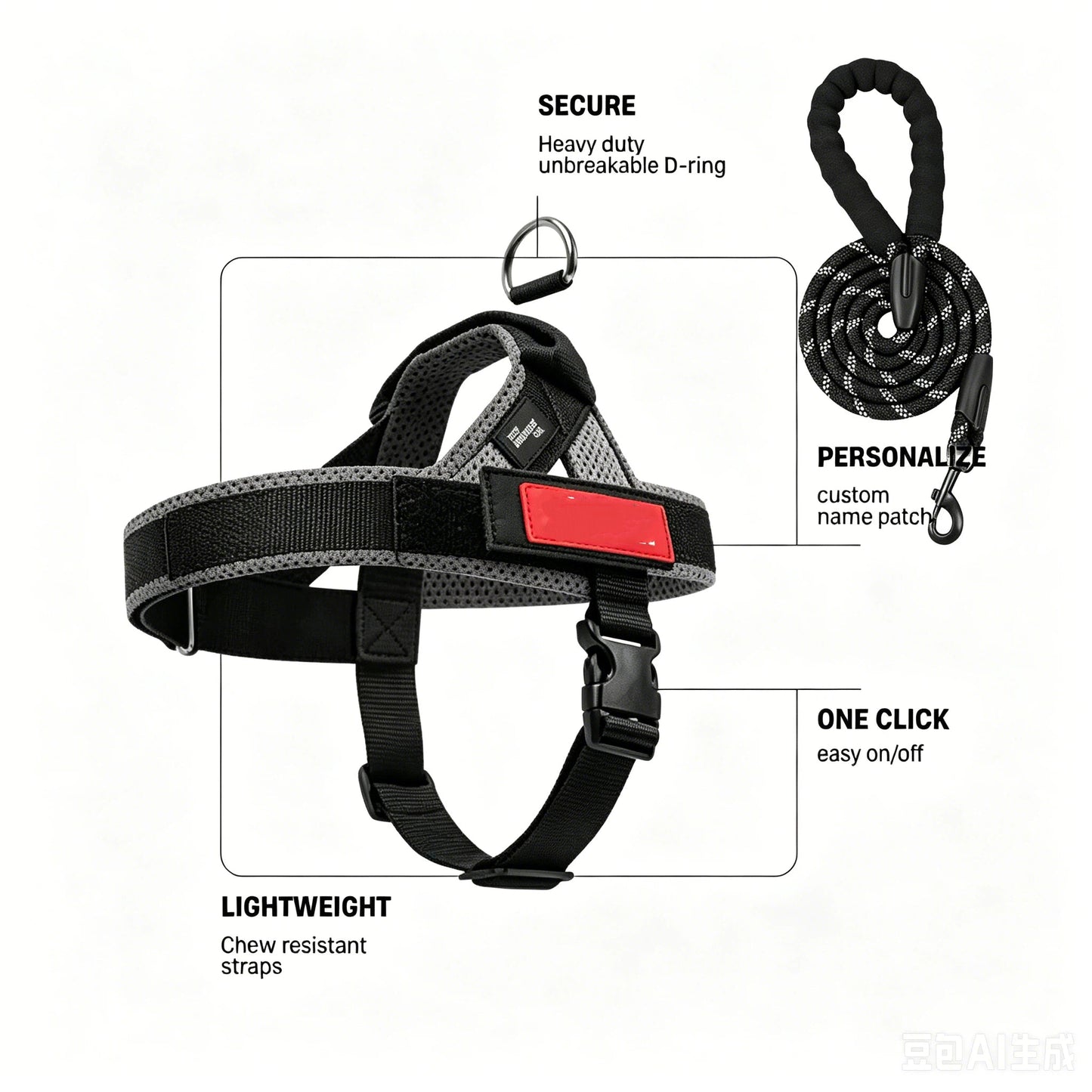 🗽No-Pull Harness