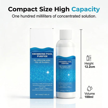 🌊Stop Swimming in Harsh Chemicals! Get Crystal Clear, Odorless Pool Water in Minutes. ✨