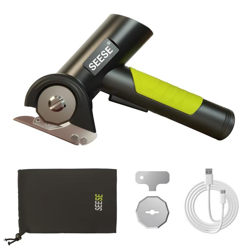 Cordless Rechargeable Electric Scissors,Cut Cardboard, Fabric & Carpet—With Less Hand Strain