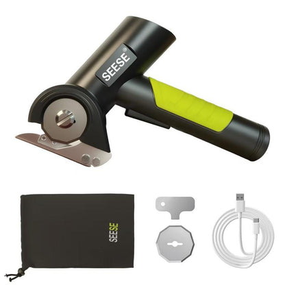 Cordless Rechargeable Electric Scissors,Cut Cardboard, Fabric & Carpet—With Less Hand Strain