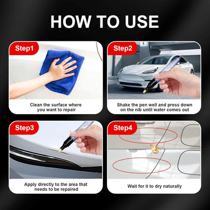 Avasoma®🔥Final 3 Day: 60%OFF🖊️Magic Car Scratch Removal Pen, Car Paint Scratches Quick Repair for All Car Colors