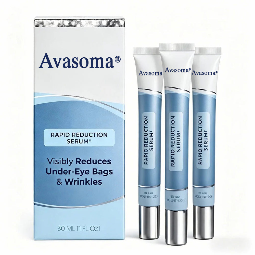 Avasoma® Rapid Reduction Eye Serum - Anti Aging Wrinkle Remover for Face, Scientific formula for easy absorption without greasiness