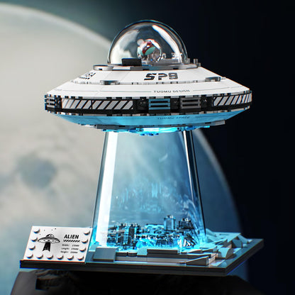 🛸 Out of This World! LED-Ready UFO Galactic Spaceship Kit ✨