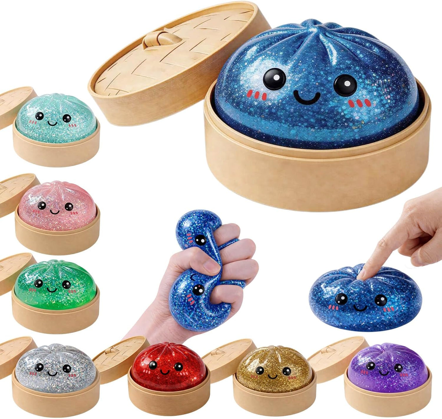 🥟  Holiday Special: Get Your Sparkly Kawaii Stress-Relief Dumpling Today! 🔥